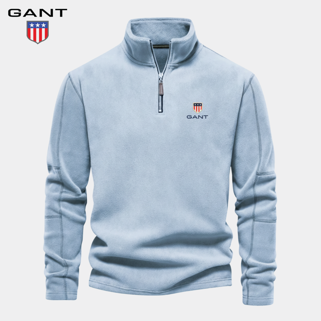 GANT™ katoenen sweatshirt met halve rits