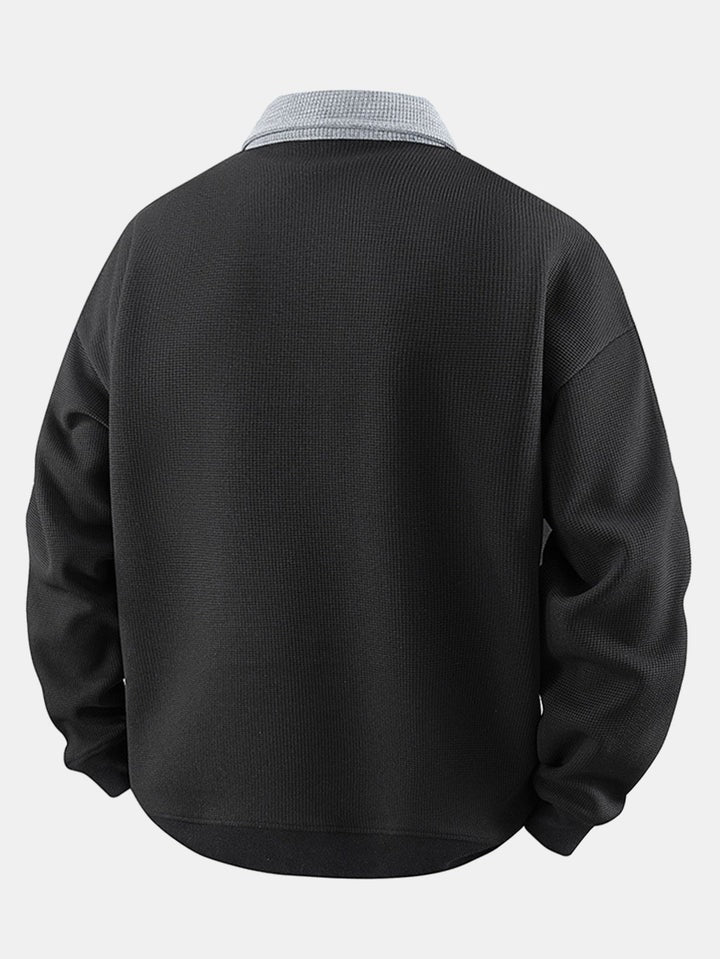 CK™ Contrasterende Strepen Sweatshirt met Rits