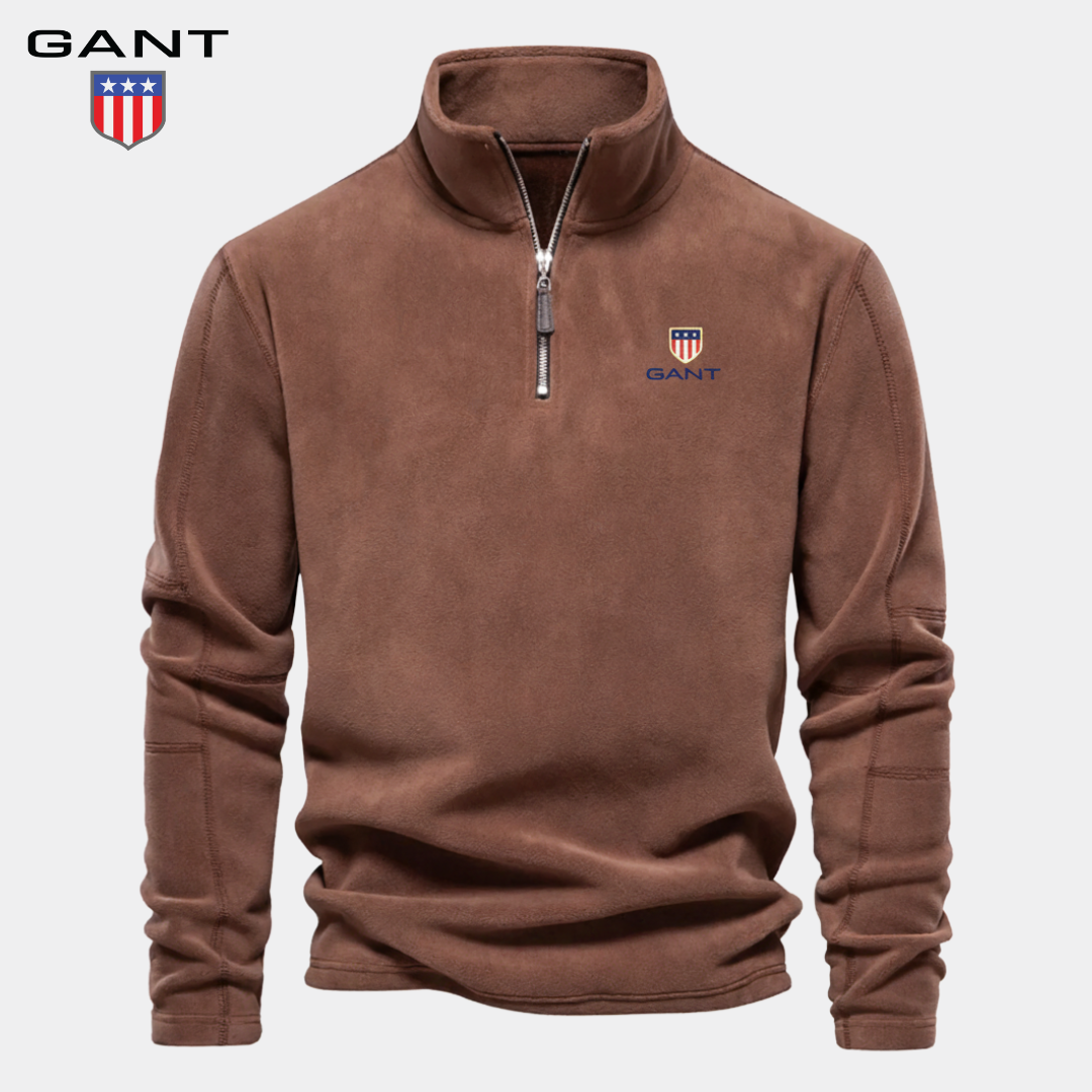 GANT™ katoenen sweatshirt met halve rits