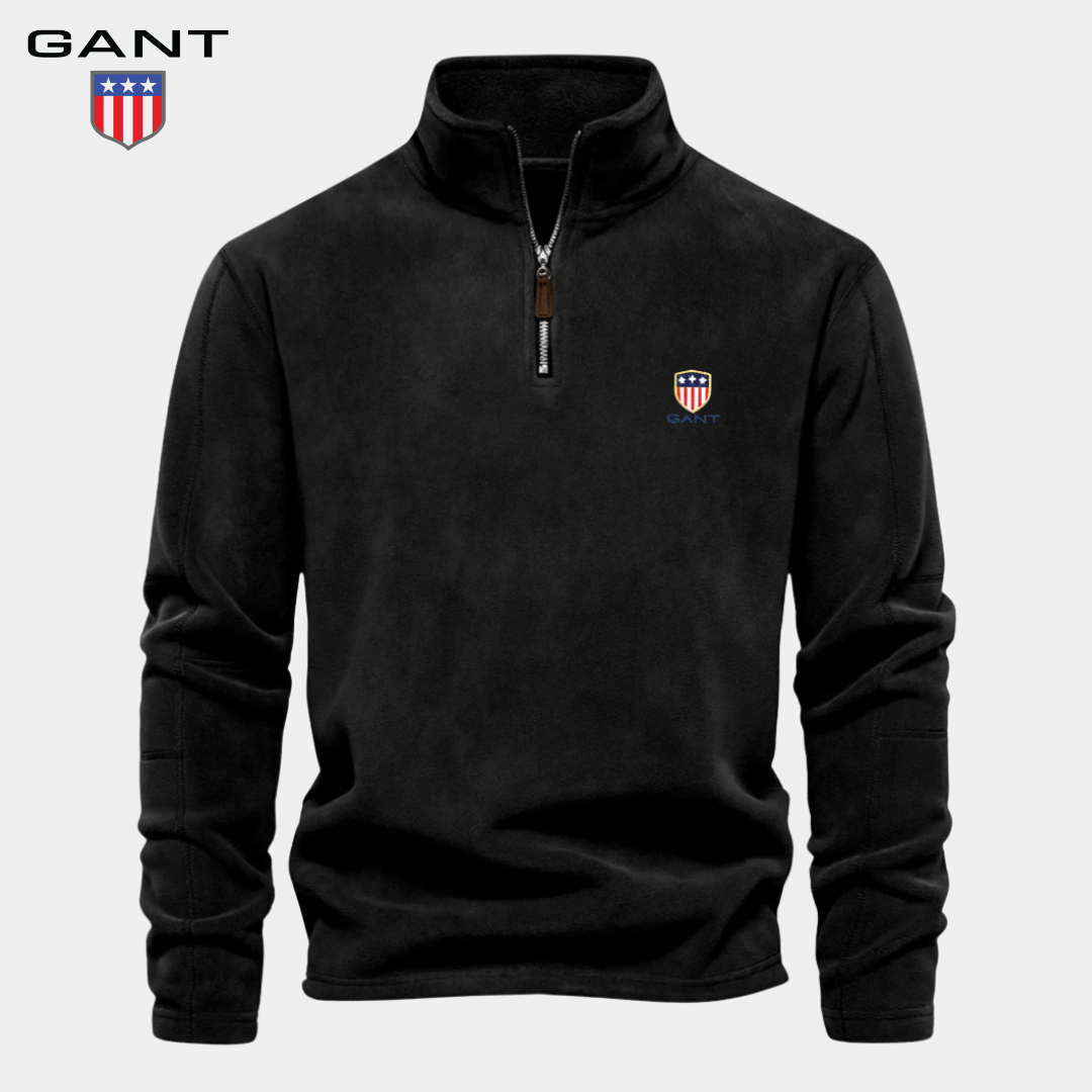 GANT™ katoenen sweatshirt met halve rits