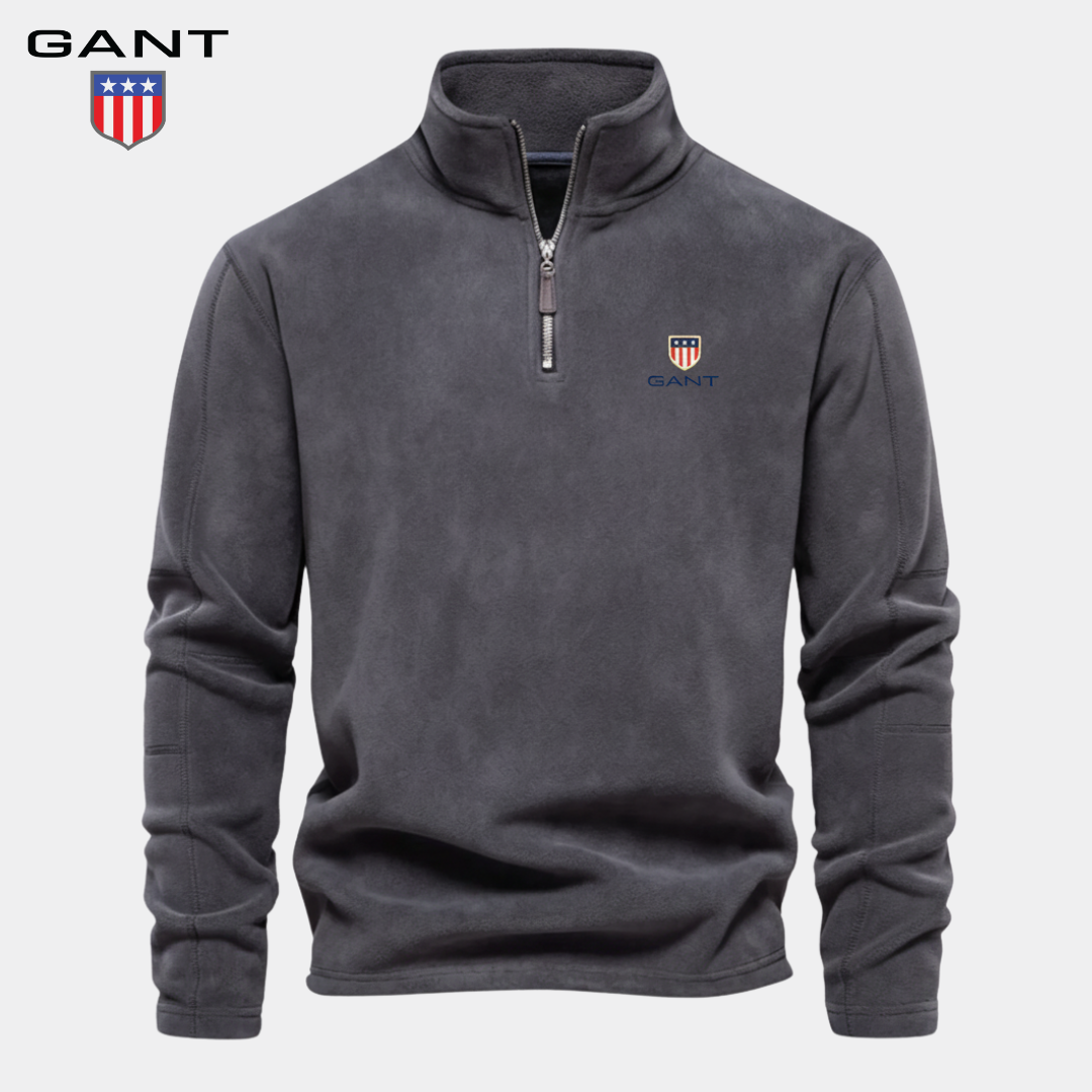GANT™ katoenen sweatshirt met halve rits