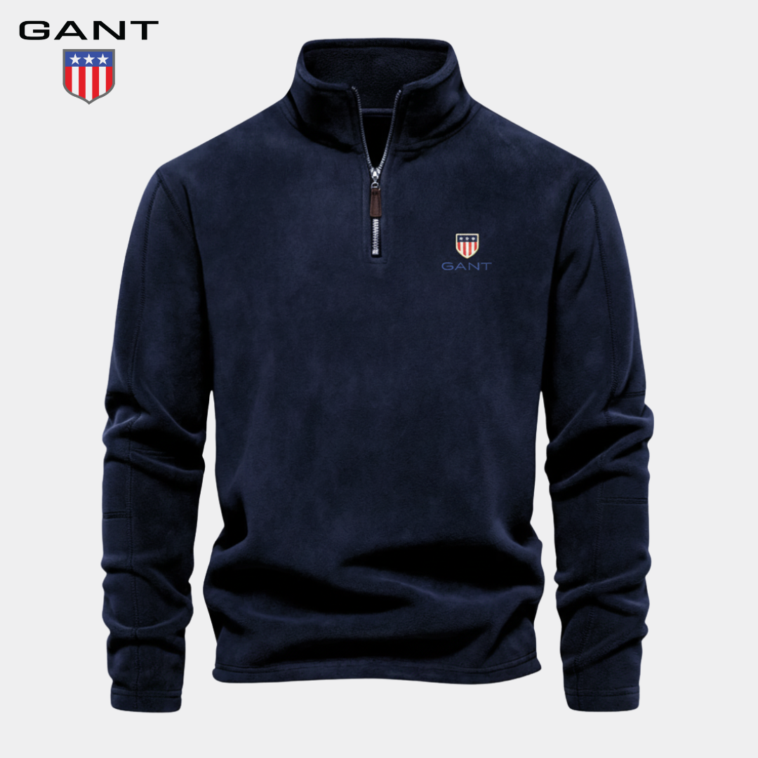 GANT™ katoenen sweatshirt met halve rits