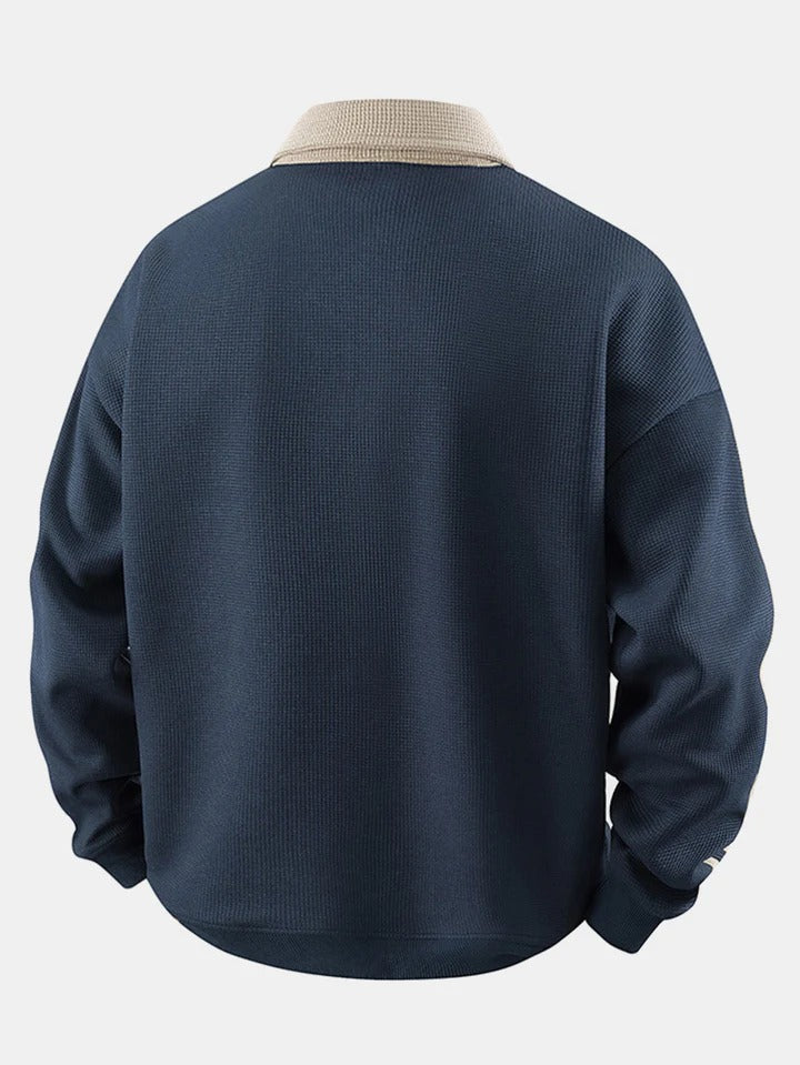 CK™ Contrasterende Strepen Sweatshirt met Rits