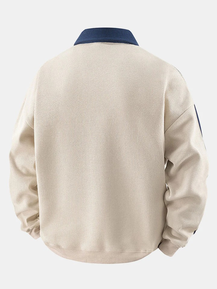 CK™ Contrasterende Strepen Sweatshirt met Rits