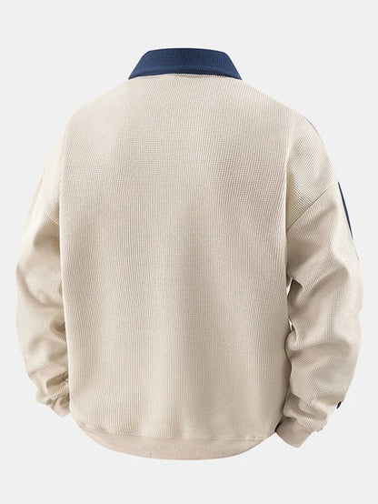 CK™ Contrasterende Strepen Sweatshirt met Rits