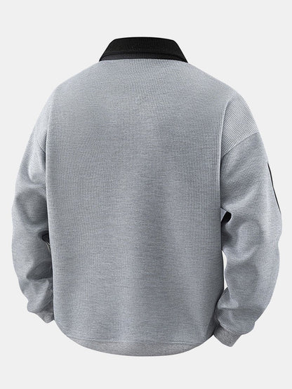 CK™ Contrasterende Strepen Sweatshirt met Rits